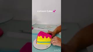 Bolo cartoon Cake Um bolo bem improvisado [upl. by Otrevogir445]