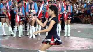 Majorette exebhition in Sto Nino feast in Muntinlupa [upl. by Saile724]