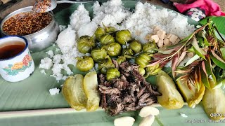 SAREP THUK PHUM CHINGIT ISKUT NIMBU TUTTHAK MUKBANG [upl. by Judas]