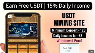 New USDT Site 2024  Best Usdt Investment Website  New Usdt Mining Site  New Usdt Earning Website [upl. by Othilia]