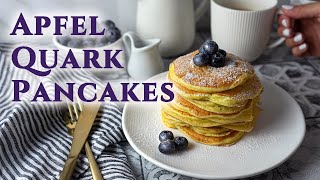 Apfel Quark Pancakes LowCarb [upl. by Sarita]