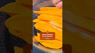 Making Sweet Potatoes Fries At Home  better homemade [upl. by Jaddo]