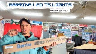 Installing the Barrina T5 LED Lights Fixtures  Second time  👍🏽 [upl. by Halona]