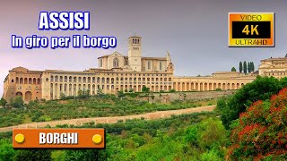 ASSISI Umbria In giro per la città  di Sergio Colombini Video 4K [upl. by Ralli90]