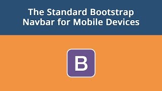 The Standard Bootstrap Navbar for Mobile Devices [upl. by Mazur]