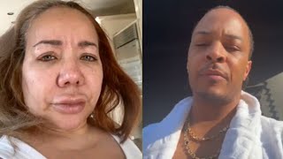 TI EXPOSES Wife Tiny Harris Natural Face Live On Instagram 😱😂 [upl. by Nanor]