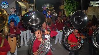 Banda la Destructiva de oaxaca en la Calenda de luces Trinidad de Viguera Oaxaca 2024 [upl. by Eilsek]