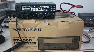 Yaesu FT450D HF Rig for sale with mic adapter and 636 mic [upl. by Adlemy]