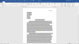 How to Apply True Double Spacing to Your Word Documents in Word 2016 [upl. by Lajet]