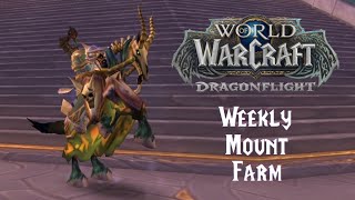 World Of Warcraft Weekly Mount Farm S1  E48 [upl. by Eelarak575]