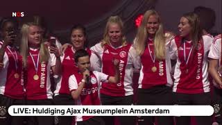 Silver Metz  Leef  LIVE Huldiging Ajax Museumplein 2019 [upl. by Roldan]