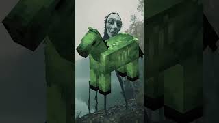 Minecraft Mobs Cursed Real Life images 😱 Part 20 shorts technogamerz [upl. by Diley876]