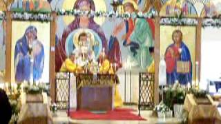 Bright Saturday liturgy Jelicy Vo Christa instead of Trisagion [upl. by Isnan]