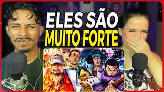 WLO  Potências da Marinha  Almirantes  One Piece  React do Casal🔥 wlo react [upl. by Evoy637]