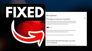 How to Fix Microphone Problems on Windows 11 [upl. by Temhem807]