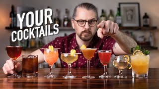 I Make YOUR Cocktail Recipes [upl. by Lenrad754]