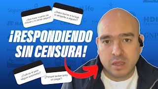 TODO lo que debes SABER sobre las aseguradoras ¡RESPONDIENDO SIN CENSURA [upl. by Nirrad]