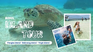 Bohol Island Tour l Balicasag Island  Virgin Island  CEBBOH Vlog Part 3 [upl. by Nrublim]