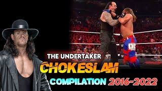 WWE The Undertaker Chokeslams Compilation 20162022 [upl. by Aikahc382]