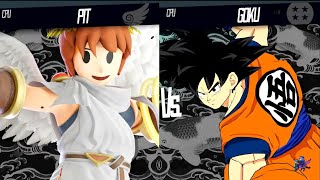 Goku VS Pit  Requested Smash Battle [upl. by Winton]