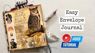 Easy Envelope Journal Tutorial Beginner Friendly [upl. by Rad]