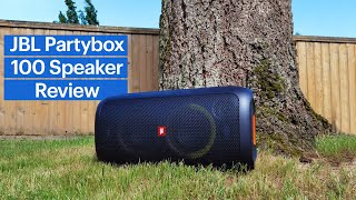 JBL Partybox 100 Bluetooth Speaker Review [upl. by Nauq88]