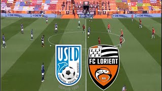 FC Lorient vs USL Dunkerque 42 Résumé  Ligue 2  20242025 [upl. by Solrak]