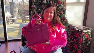 Vlogmas Day 9 Best hot pinkfuchsia bags Louis Vuitton Coach amp more [upl. by Assilak]