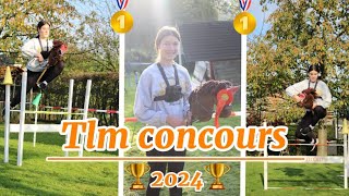 Tlm concours 2024 🏆🐴🥇  springen crossen high jump en dressuur 😱 [upl. by Tyika1]