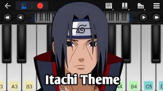 Naruto  Senya Itachi Theme  Easy Piano Tutorial [upl. by Ehgit535]