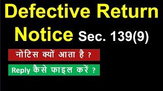 Defective Return Notice 1399 202324 How to file reply defective itr Create json for defective [upl. by Asenab]