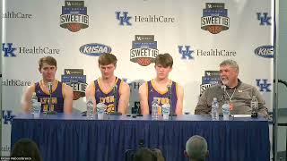 2024 UK Healthcare Boys Sweet 16 Great Crossing vs Lyon County Postgame Press Conference [upl. by Notsnhoj]