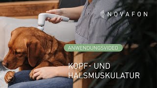 Kopf und Halsmuskulatur beim Hund behandeln  Anwendungsvideo  NOVAFON [upl. by Mirilla561]