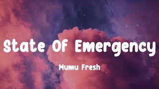 Mumu Fresh  State Of Emergency Lyrics [upl. by Hakvir]