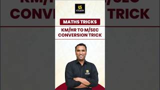 Speed Conversion Trick Kmhr to msec in Seconds speed mathstricks shorts  Pawan Pareek Sir [upl. by Annabelle]