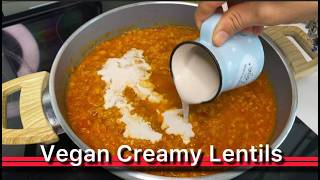 Vegan Red Lentil Curry with Fragrant Rice A Comforting PlantBased Delight Mrs Vegan [upl. by Alak]