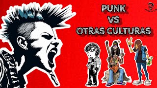 PUNK contra otras SUBCULTURAS quotrivalidades de los punxquot [upl. by Fryd206]