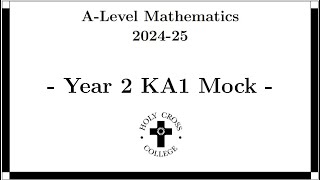 Y2 KA1 Mock 2425  Q12 [upl. by Anivla]