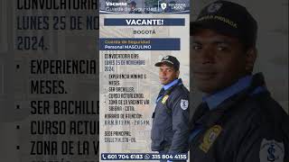 🛡️ SEGURIDAD LAGUS  VACANTE GUARDA DE SEGURIDAD [upl. by Ide]