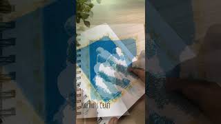 How to draw a Cloud Easily☁️ shortsfeed shortsvideo drawing tutorialtamil oilpastel [upl. by Burne]