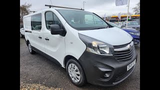 2019 Vauxhall Vivaro LWB Double Cab 120ps £10999 VAT [upl. by Etolas]