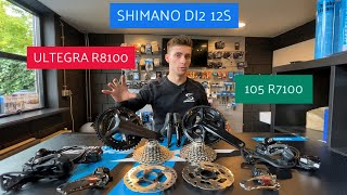 Review Shimano DI2 105 R7100 VS ULTEGRA R8100 Is het verschil echt zo groot amp wat is de beste keus [upl. by Oiramed]