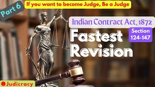 Indian Contract Act  Section 124147  Fastest revision Full Act covered Chhattisgarh Civil Judge [upl. by Martino]