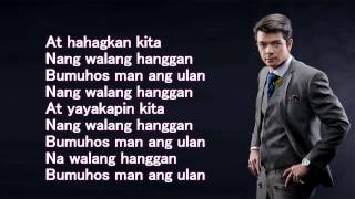 Bumuhos Man Ang Ulan  Jericho Rosales  Lyrics [upl. by Atteniuq]