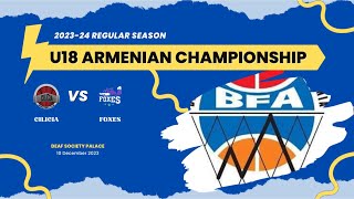 Cilicia vs Foxes  U18 Boys Armenian Championship 202324  Regular Season [upl. by Aila]