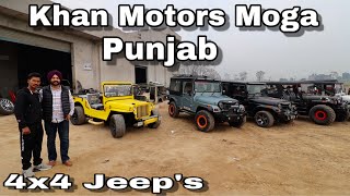 Mahindra  MM550 Modified Into Thar 4X4  Opne Willy Jeep 4x4  Restoration  Workshop Moga Punjab [upl. by Mcintosh434]