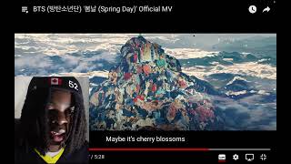 Reacting to BTS Spring Day MV for the first time 2024 l ImLeroy l [upl. by O'Conner]