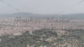 ALog Florence Italy Panoramic view of the city Dome of Cathedral Santa Maria del Fiore Summ [upl. by Toll]