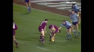 NRL State of Origin  1ST EVER Try in Victoria  NSW VS Queensland [upl. by Liz627]