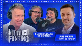 El comunicado de defensa y charla con Luis Petri ministro de defensa  Multiverso Fantino  2111 [upl. by Joiner]